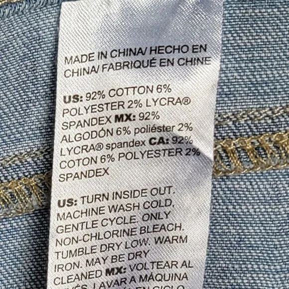 Chico's So Slimming Paisley-Print Girlfriend Slim Leg Ankle Jeans. Size … - Picture 11 of 11